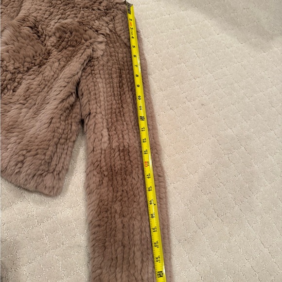 DVF Rex Rabbit Fur Jacket - Picture 7 of 7
